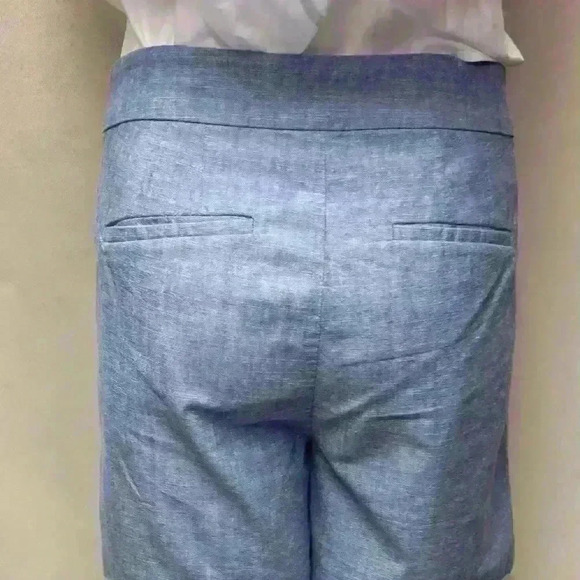 Talbot’s Chambray  5" Scalloped Hem Size 4 - Picture 7 of 7